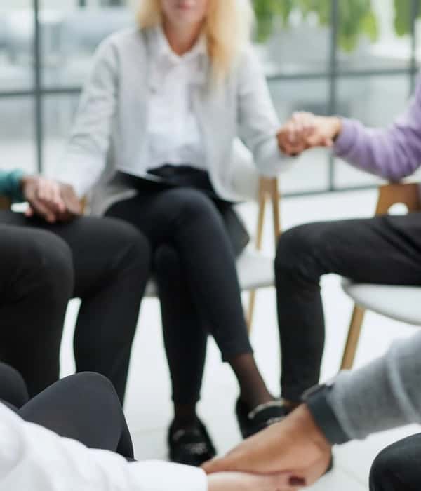 twilight group therapy people sitting circle