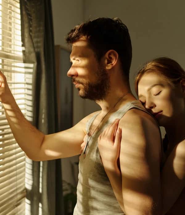 twilight man woman looking out window sex porn addiction