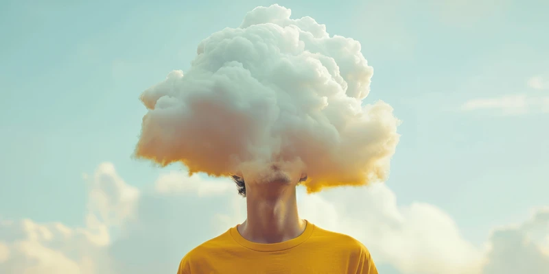 twilight mental health person cloud head